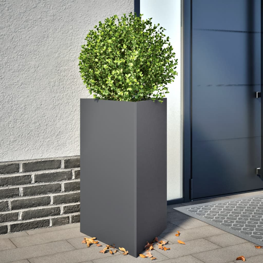 Plantenbakken Driehoek Staal Zwart