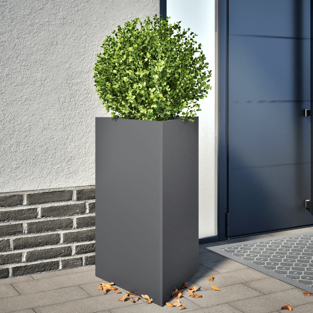 Plantenbakken Driehoek Staal Zwart