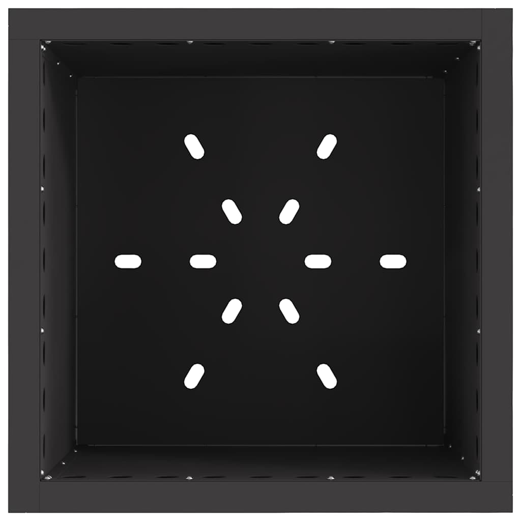 Rookvrije Vuurkom Zwart 48 X 48 X 50 Cm Weervast Staal