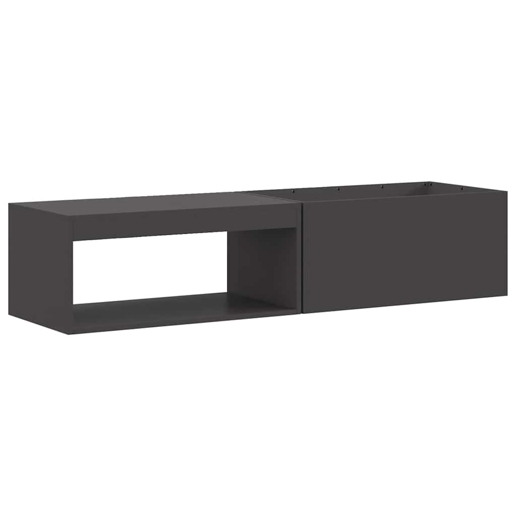 Vuurkom Zwart 160 X 45 X 35 Cm Weervast Staal