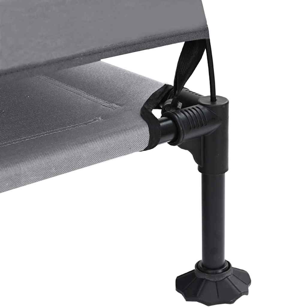 Verhoogd Hondenbed 127 X 81 X 108 Cm Stof En Staal