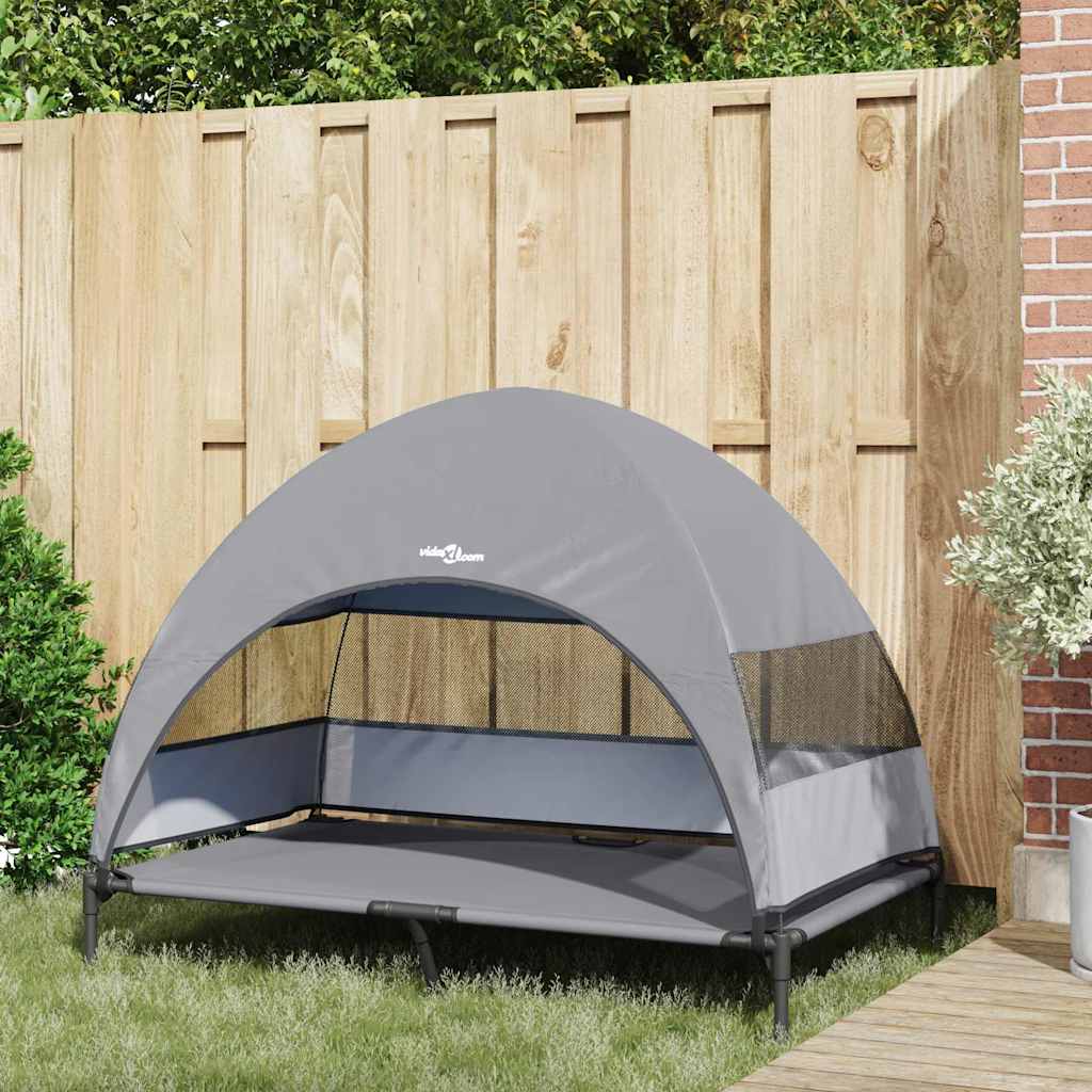 Verhoogd Hondenbed 127 X 81 X 108 Cm Stof En Staal