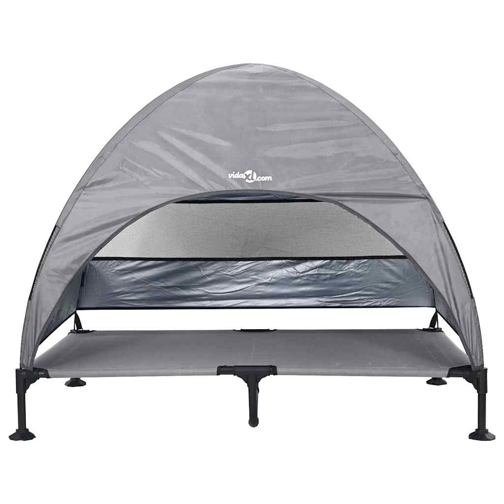 Verhoogd Hondenbed 127 X 81 X 108 Cm Stof En Staal