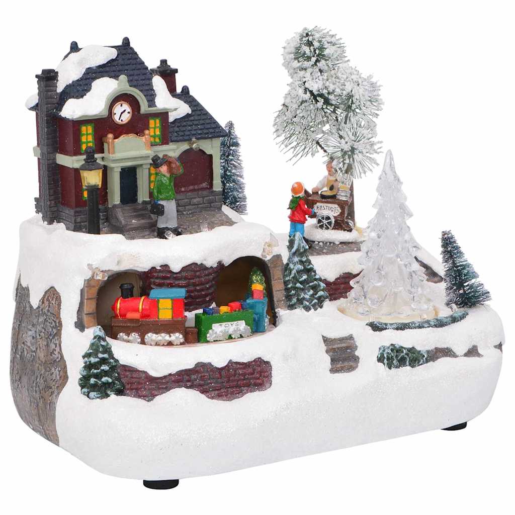 Kerst Tafelopstelling Multikleur 23,5 X 16 X 18,5 Cm Kunststof