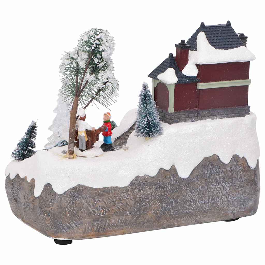 Kerst Tafelopstelling Multikleur 23,5 X 16 X 18,5 Cm Kunststof