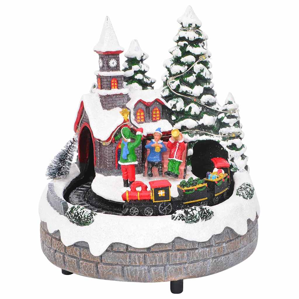 Kerst Tafelopstelling 16 X 16 X 19 Cm Kunststof Meerkleurig