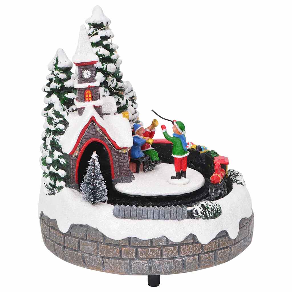 Kerst Tafelopstelling 16 X 16 X 19 Cm Kunststof Meerkleurig