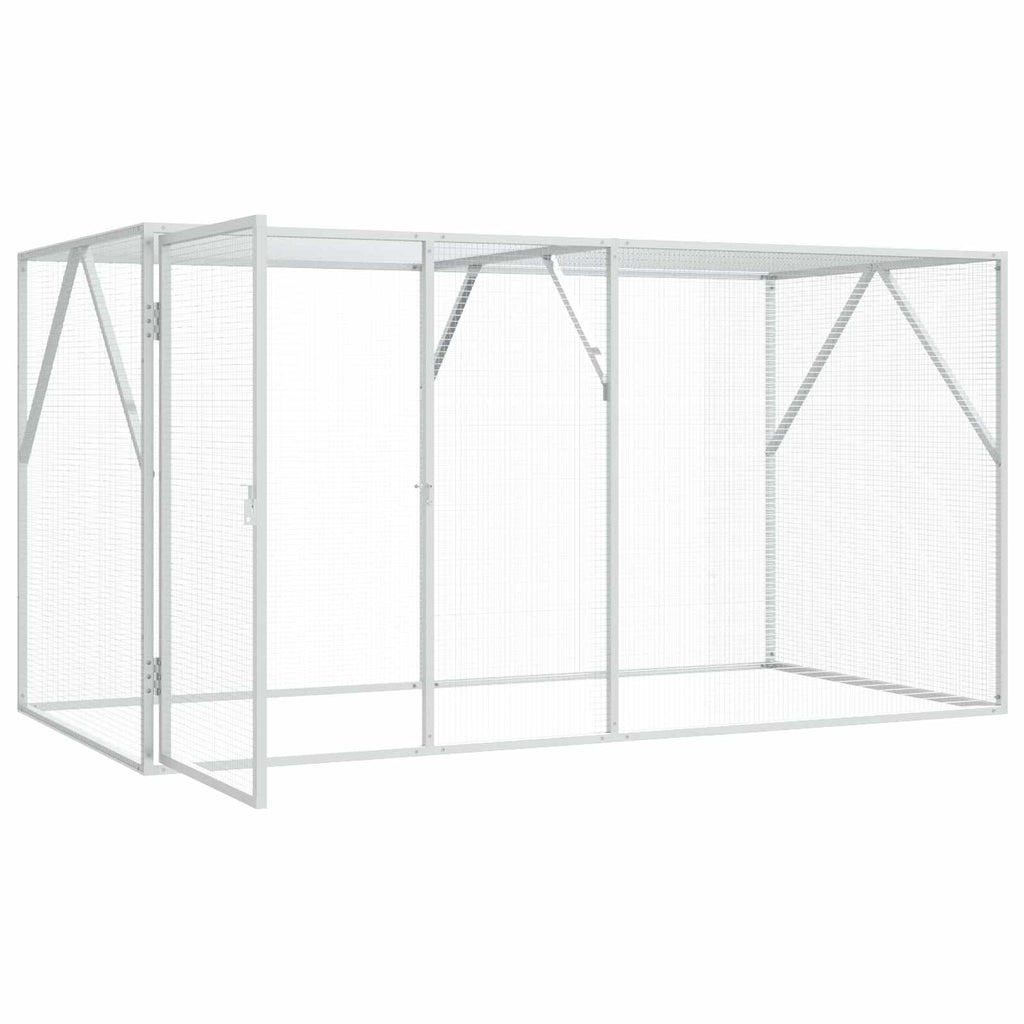 Vogelkooi Zilver 208 X 102 X 108 Cm