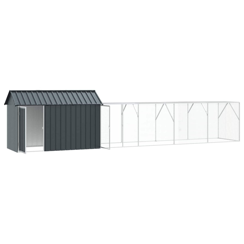 Vogelkooi Antraciet 619 X 111 X 142 Cm Gegalvaniseerd Staal