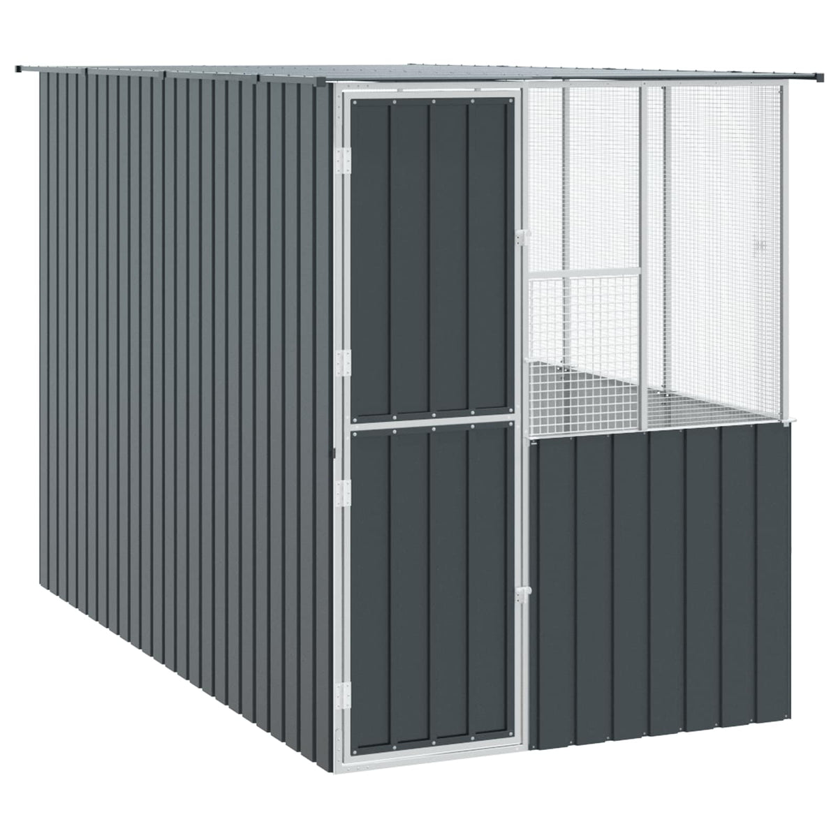 Vogelkooi Antraciet 165 X 318 X 200 Cm Gegalvaniseerd Staal