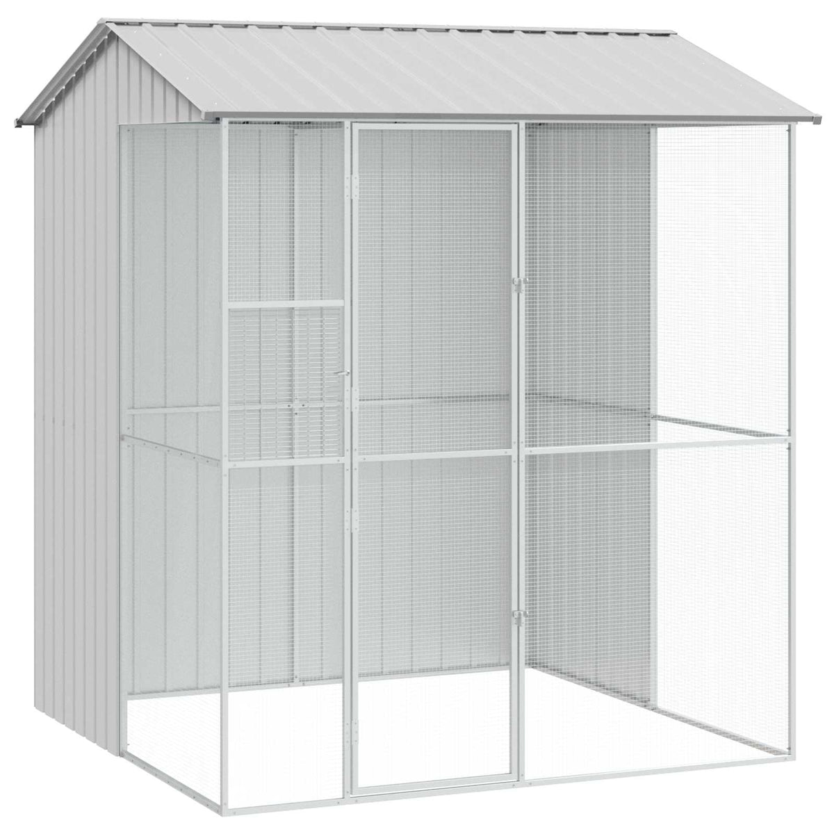Vogelkooi 215 X 210 X 247 Cm Gegalvaniseerd Staal