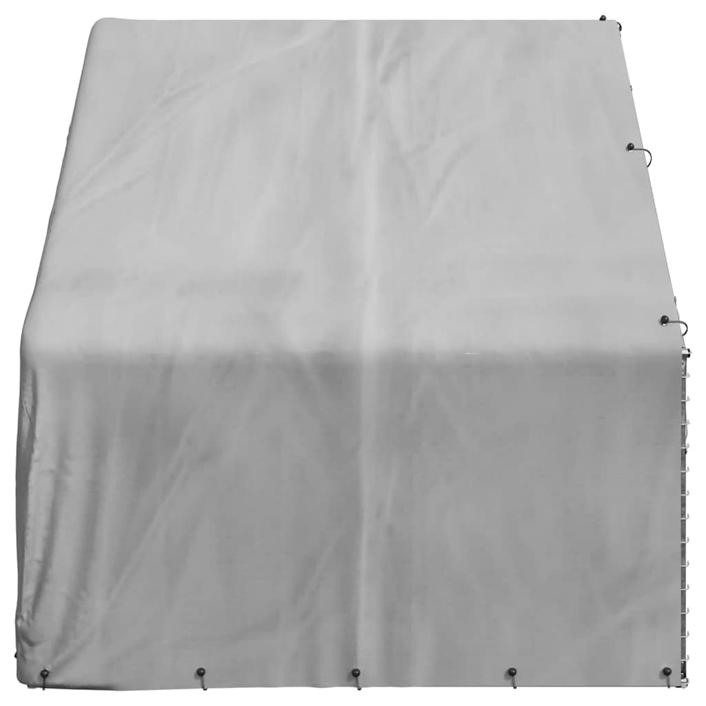 Hondenhok Voor Buiten Met Deksel 3X2X1,9 M Gegalvaniseerd Staal