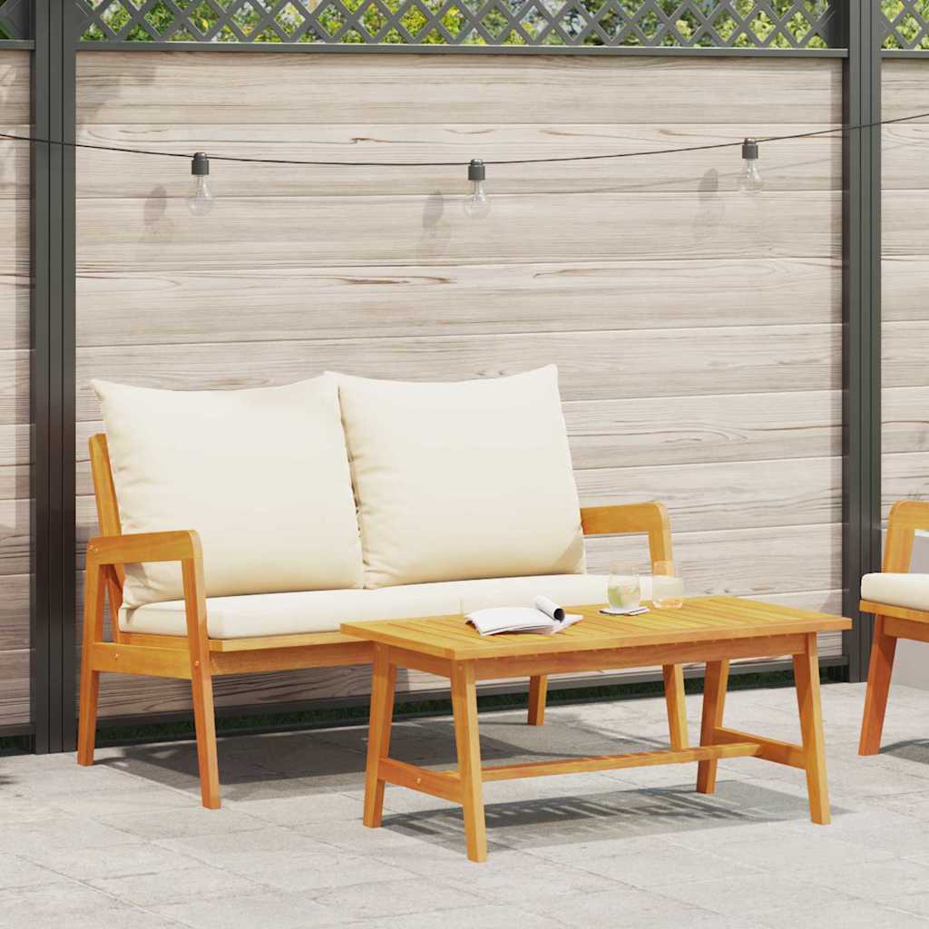 Tuin Olie Naturel 115 X 65 X 71 Cm Massief Acaciahout