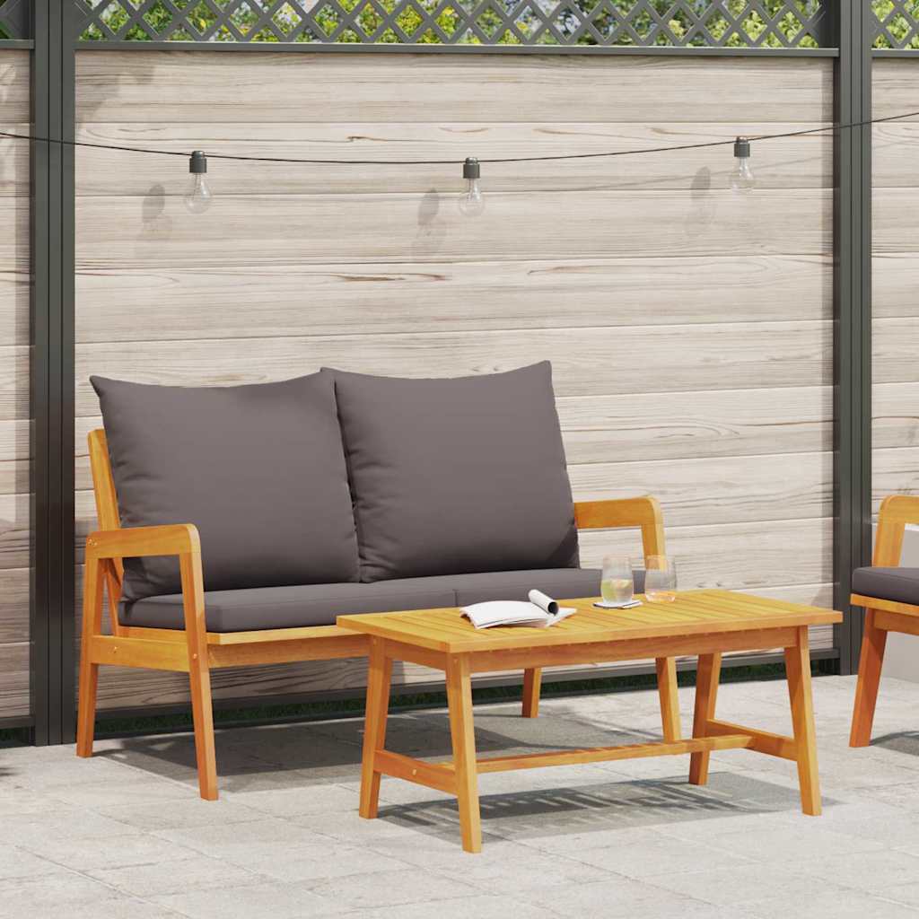 Tuin Olie Naturel 115 X 65 X 71 Cm Massief Acaciahout