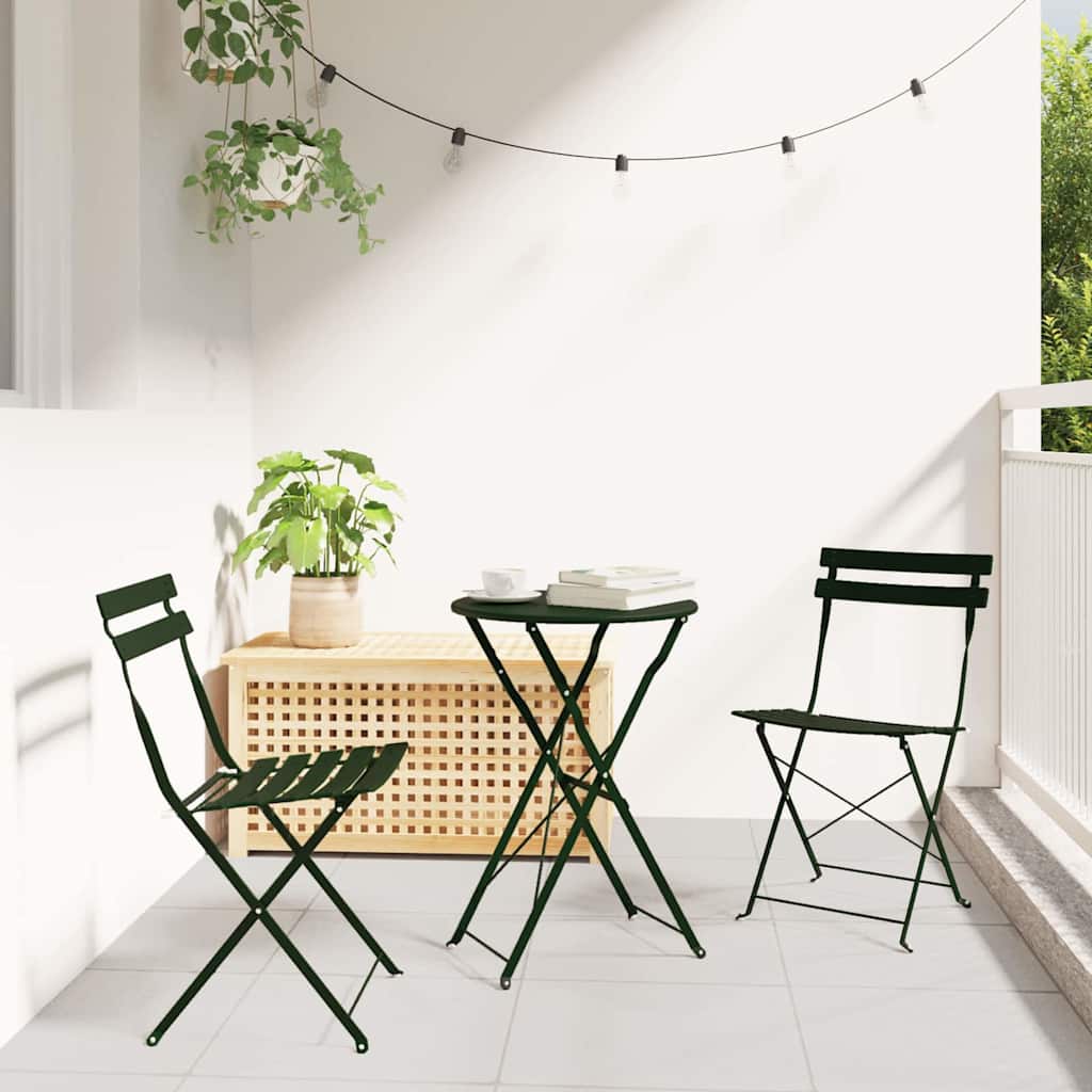 Tuin Opvouwbare Stoel 2 St Metaal