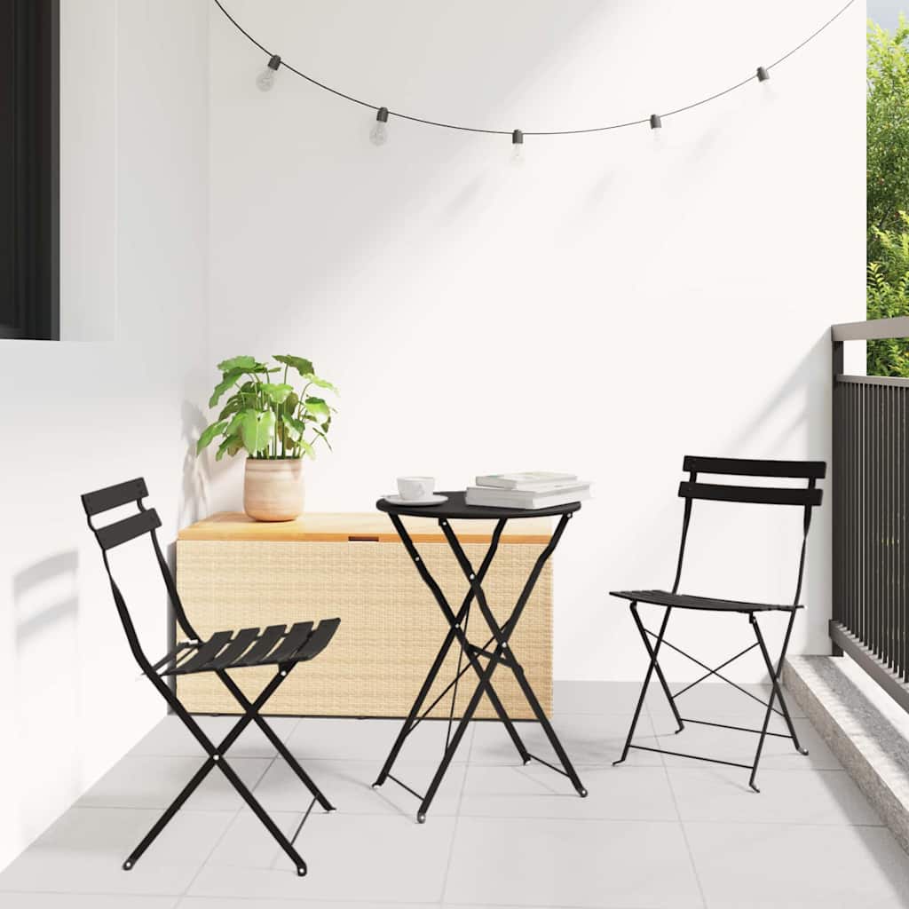 Tuin Opvouwbare Stoel 2 St Metaal