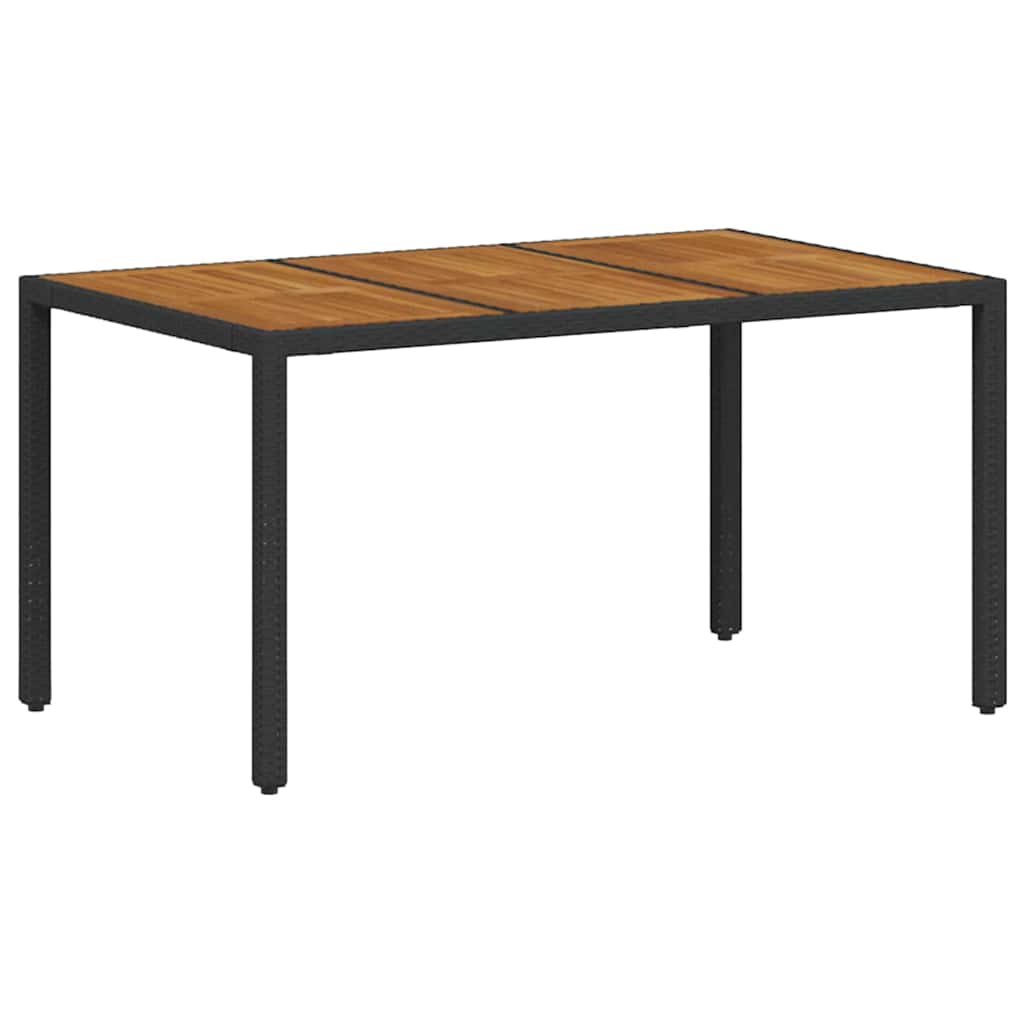 Tuin Eettafelset 5 St En Bruin Poly Rattan