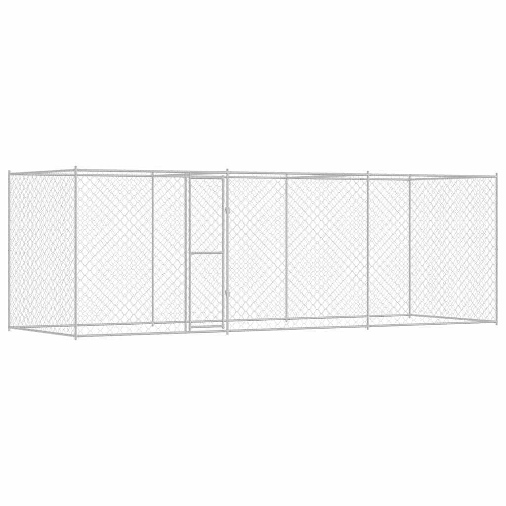 Hondenbench Zilver 600 X 200 X 200 Cm Gegalvaniseerd Staal