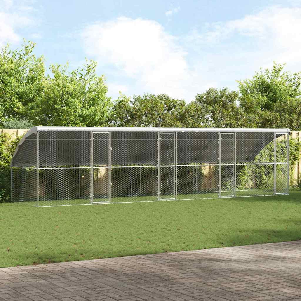 Hondenhok Zilver 2 X 2 X 2 M Gegalvaniseerd Staal