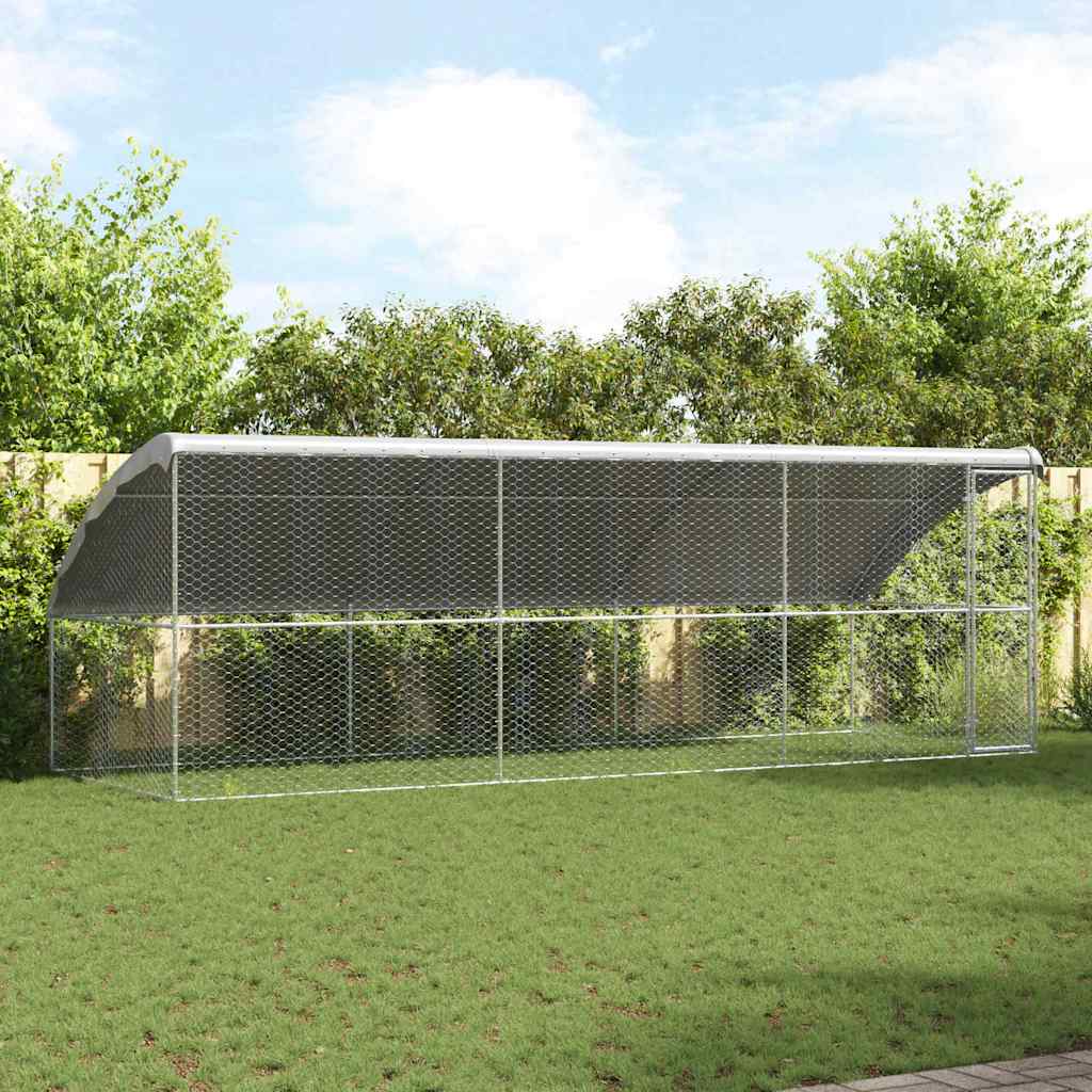 Hondenhok Zilver 2 X 2 X 2 M Gegalvaniseerd Staal