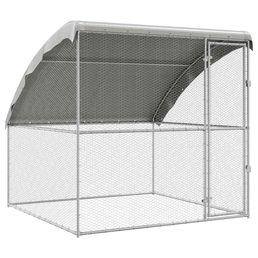 Kippenhok Zilver 2 X 2 X 2 M Gegalvaniseerd Staal