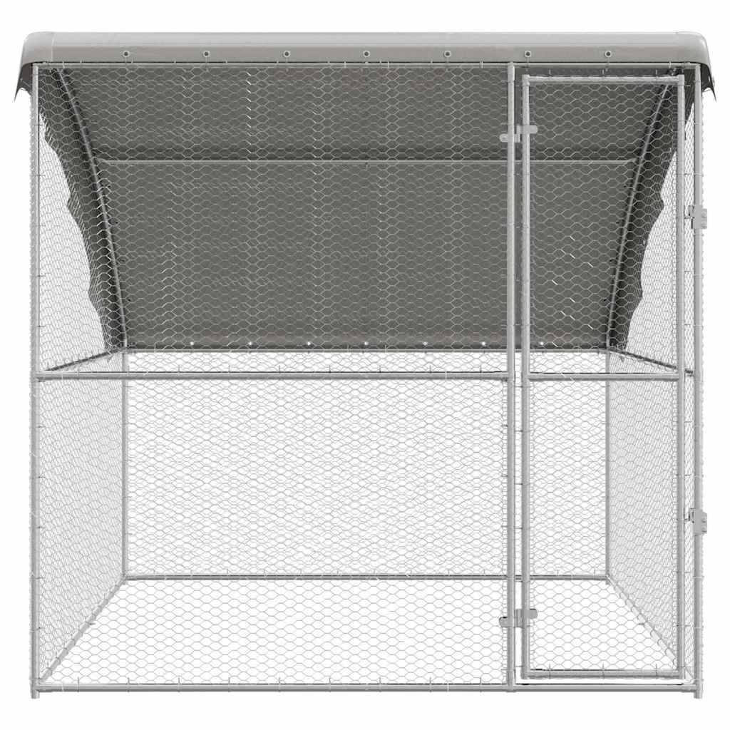 Kippenhok Zilver 2 X 2 X 2 M Gegalvaniseerd Staal
