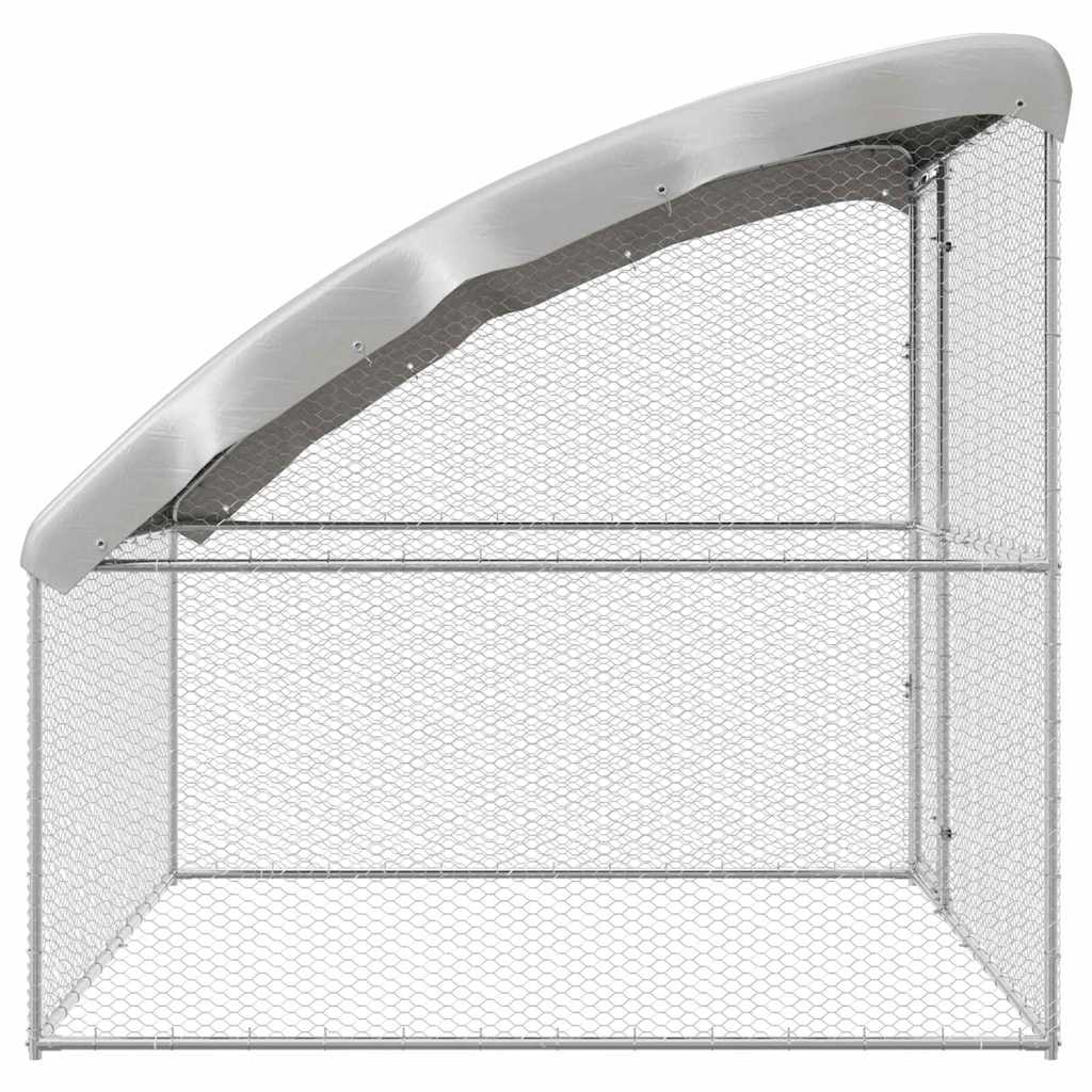 Kippenhok Zilver 2 X 2 X 2 M Gegalvaniseerd Staal