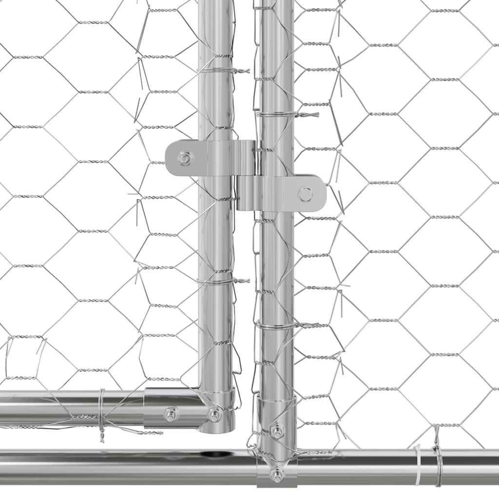 Hondenhok Zilver 2 X 2 X 2 M Gegalvaniseerd Staal