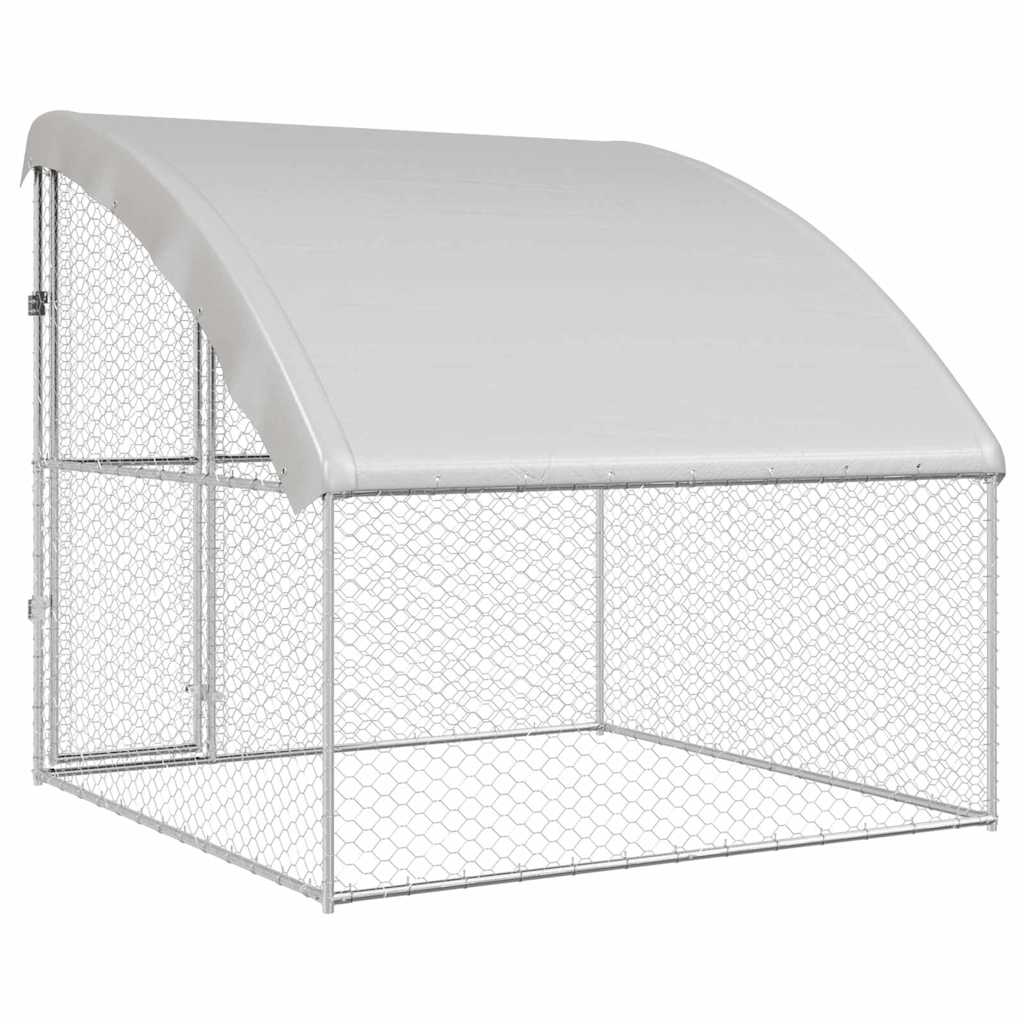 Hondenhok Zilver 2 X 2 X 2 M Gegalvaniseerd Staal