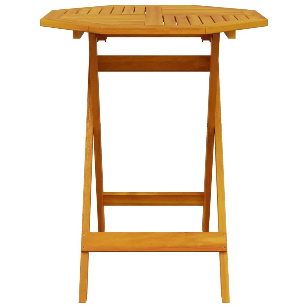 Vouw Bistro Set 3 St Bruin Massief Acaciahout