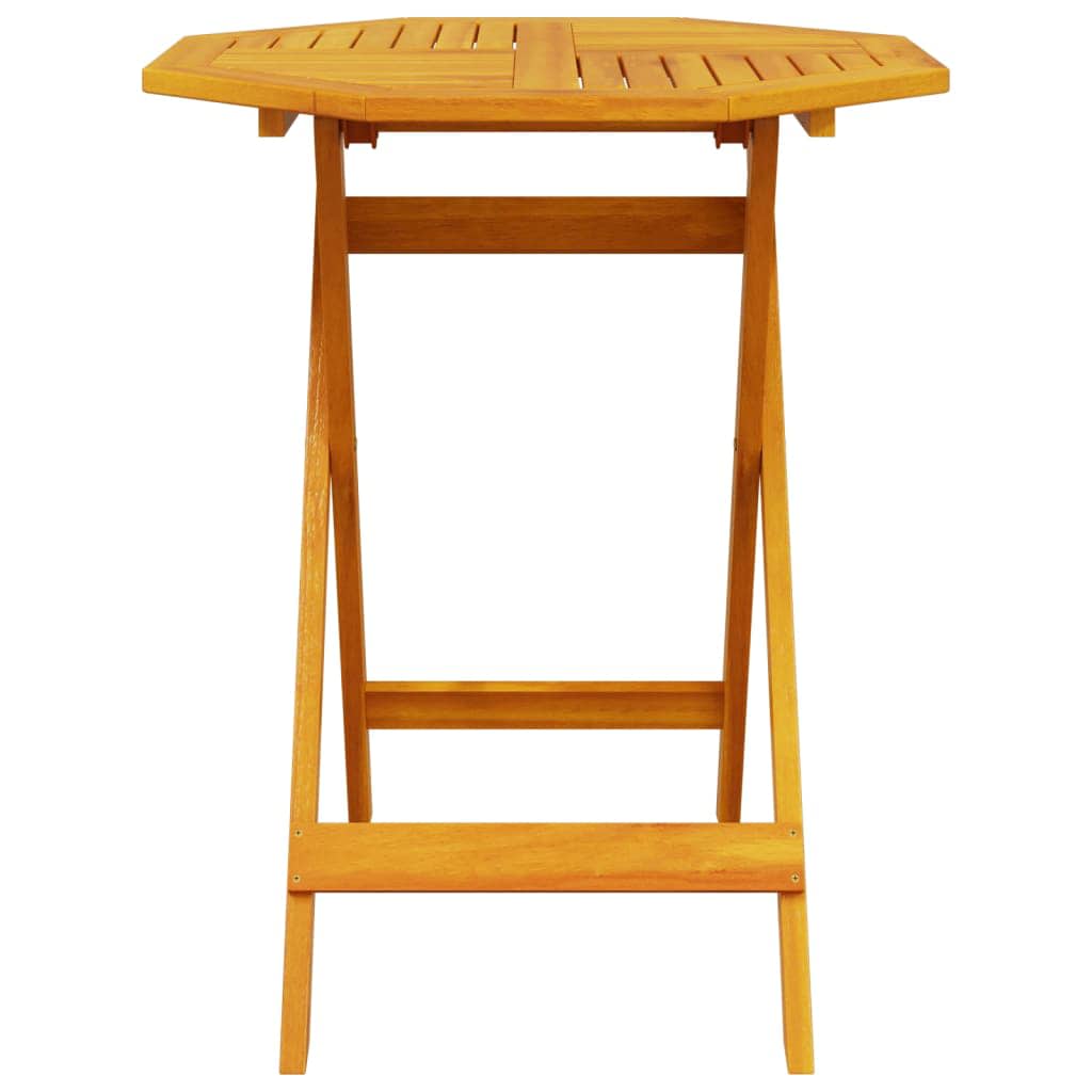 Vouw Bistro Set 3 St Bruin Massief Acaciahout