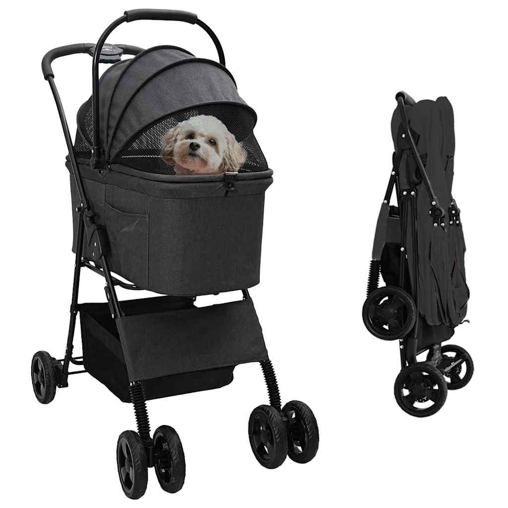 Opvouwbare Huisdierenwagen 78 X 54 X 101 Cm Polyester
