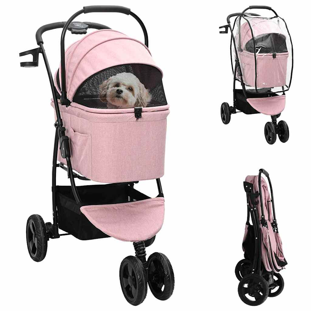Opvouwbare Huisdierenwagen 78 X 54 X 101 Cm Polyester