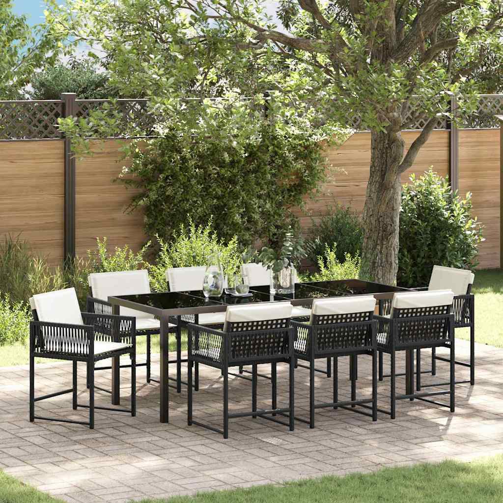 Tuin Eettafelset 5 St Poly Rattan