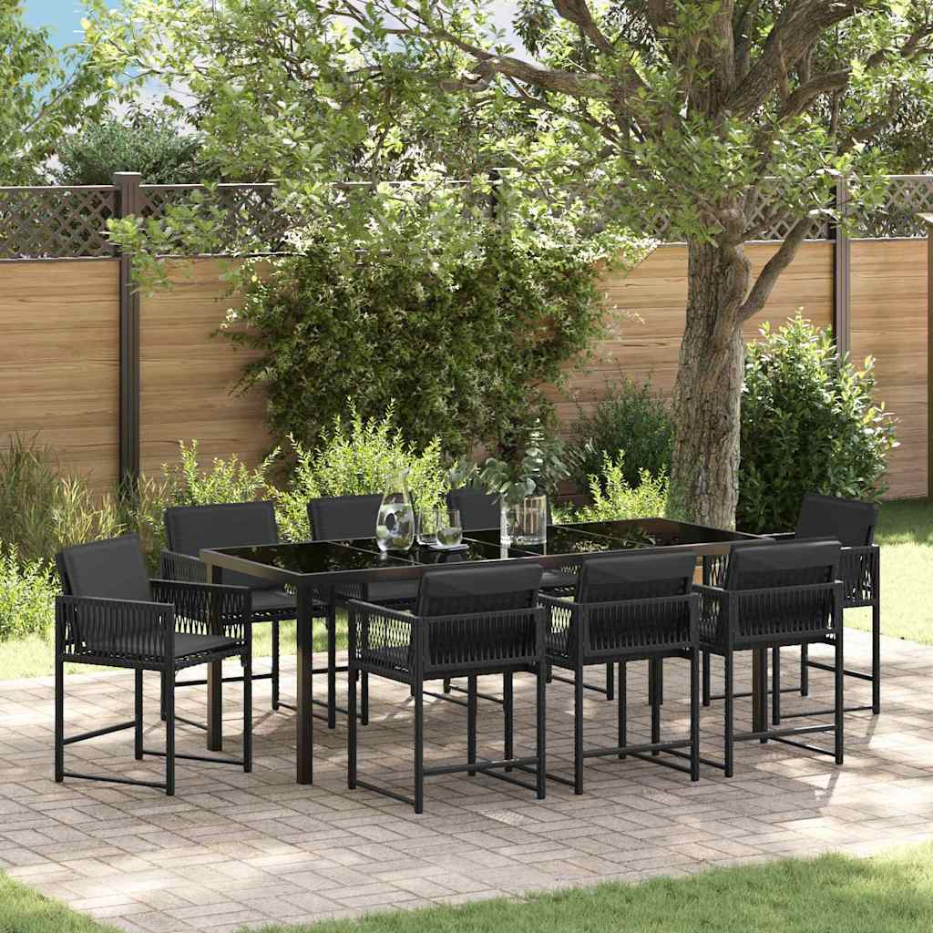 Tuin Eettafelset 5 St Poly Rattan