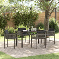 Tuin Eettafelset 5 St Poly Rattan
