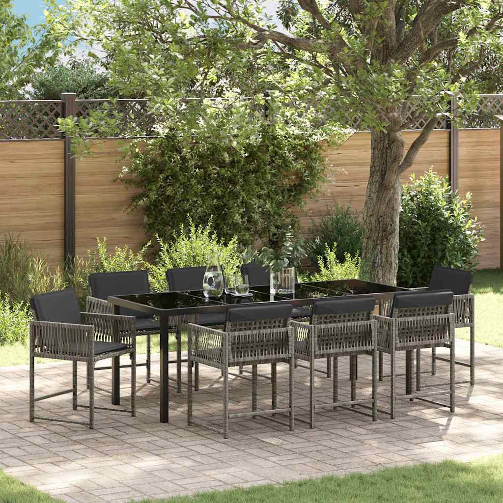 Tuin Eettafelset 5 St Poly Rattan