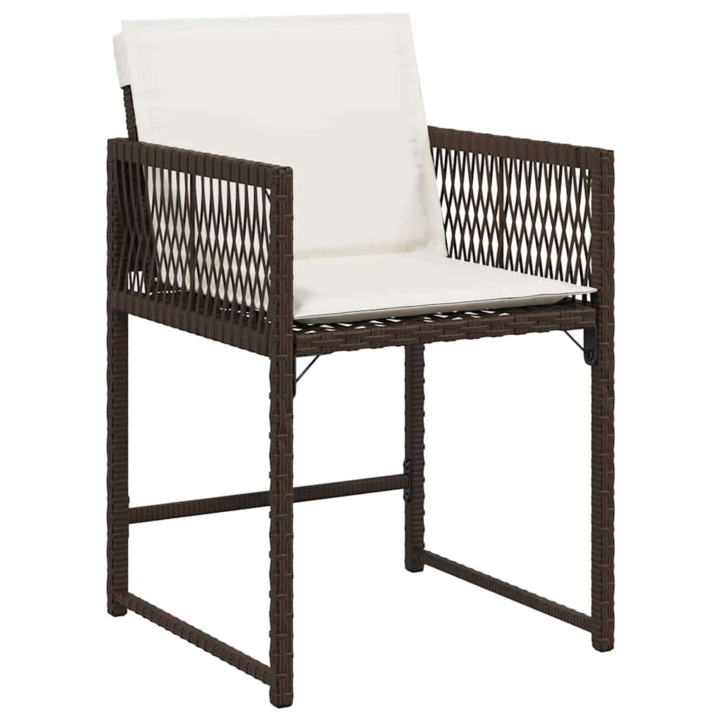 Tuin Eettafelset 5 St Poly Rattan