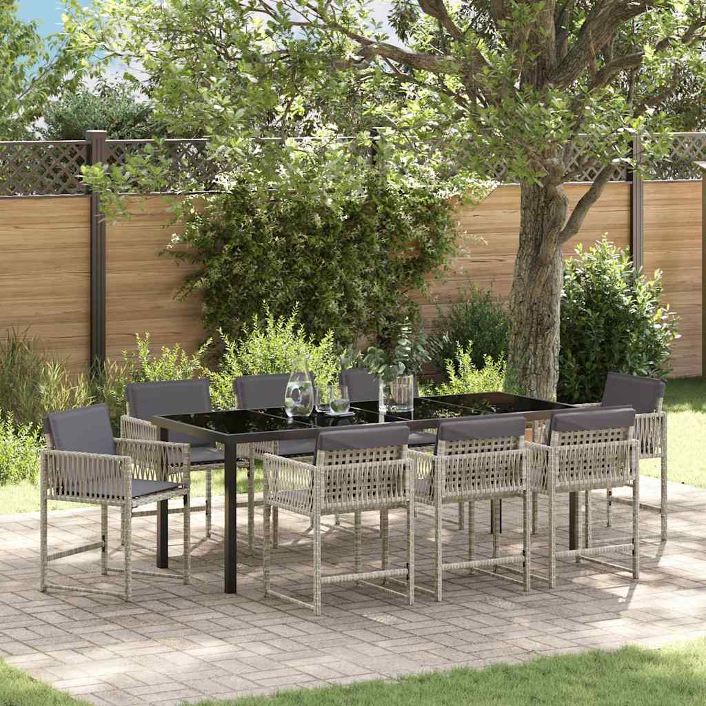 Tuin Eettafelset 5 St Poly Rattan