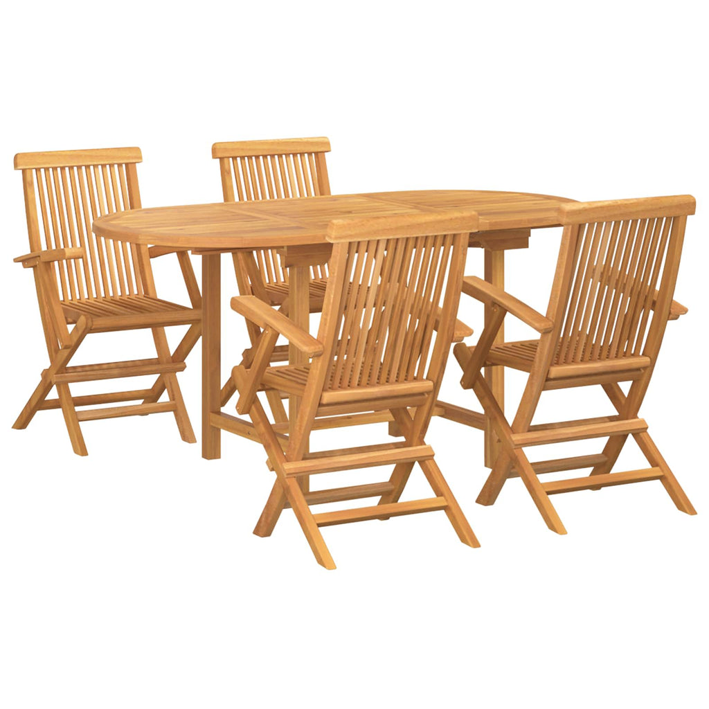 Tuin Eettafelset 5 St Bruin Massief Teakhout