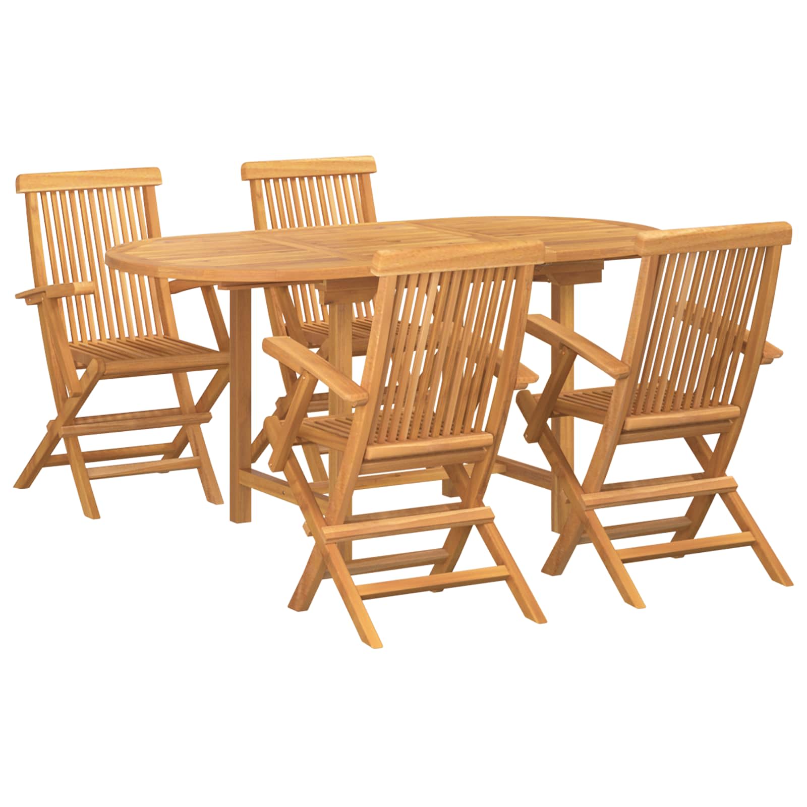 Tuin Eettafelset 5 St Bruin Massief Teakhout