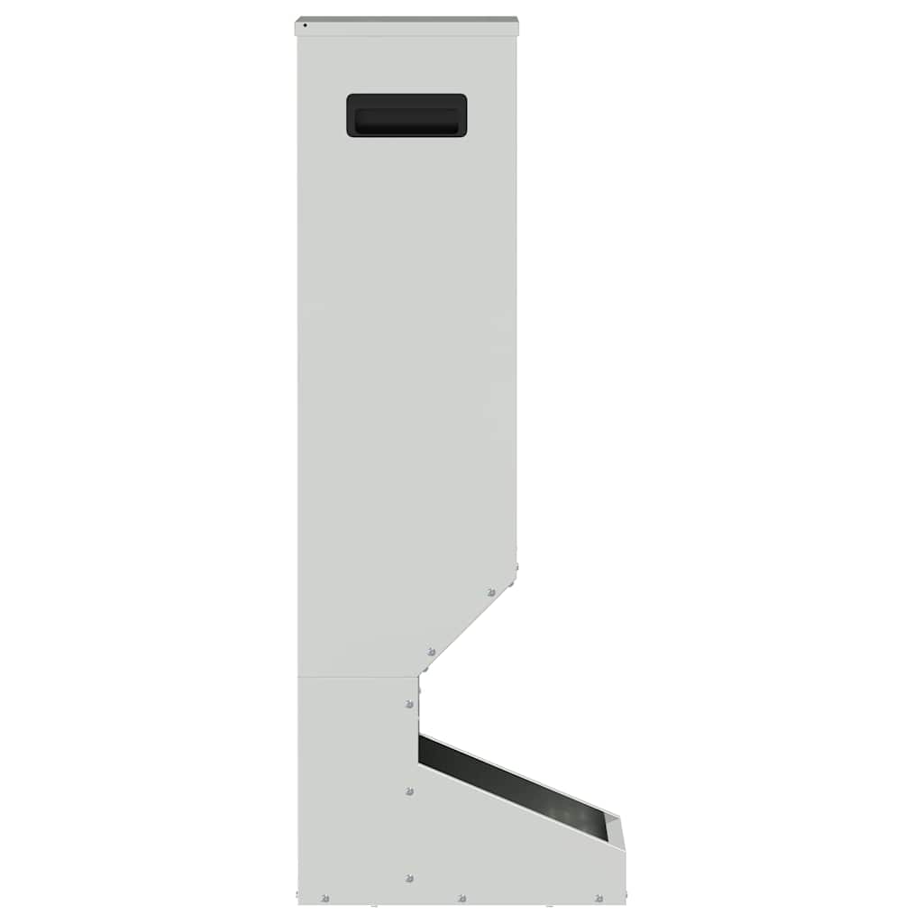Hertenvoerbak Zilver 28 X 30 X 80 Cm 3 Kg