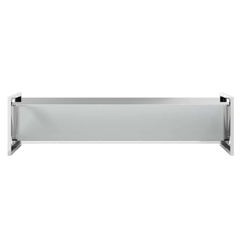 Voederbak Voor Vee Zilver 108 X 50 X 28 Cm 10 Kg