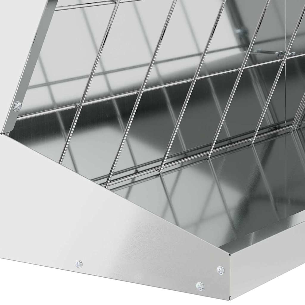 Hooi Feeder Zilver 71 X 33 X 70 Cm 5 Kg Gegalvaniseerd Staal