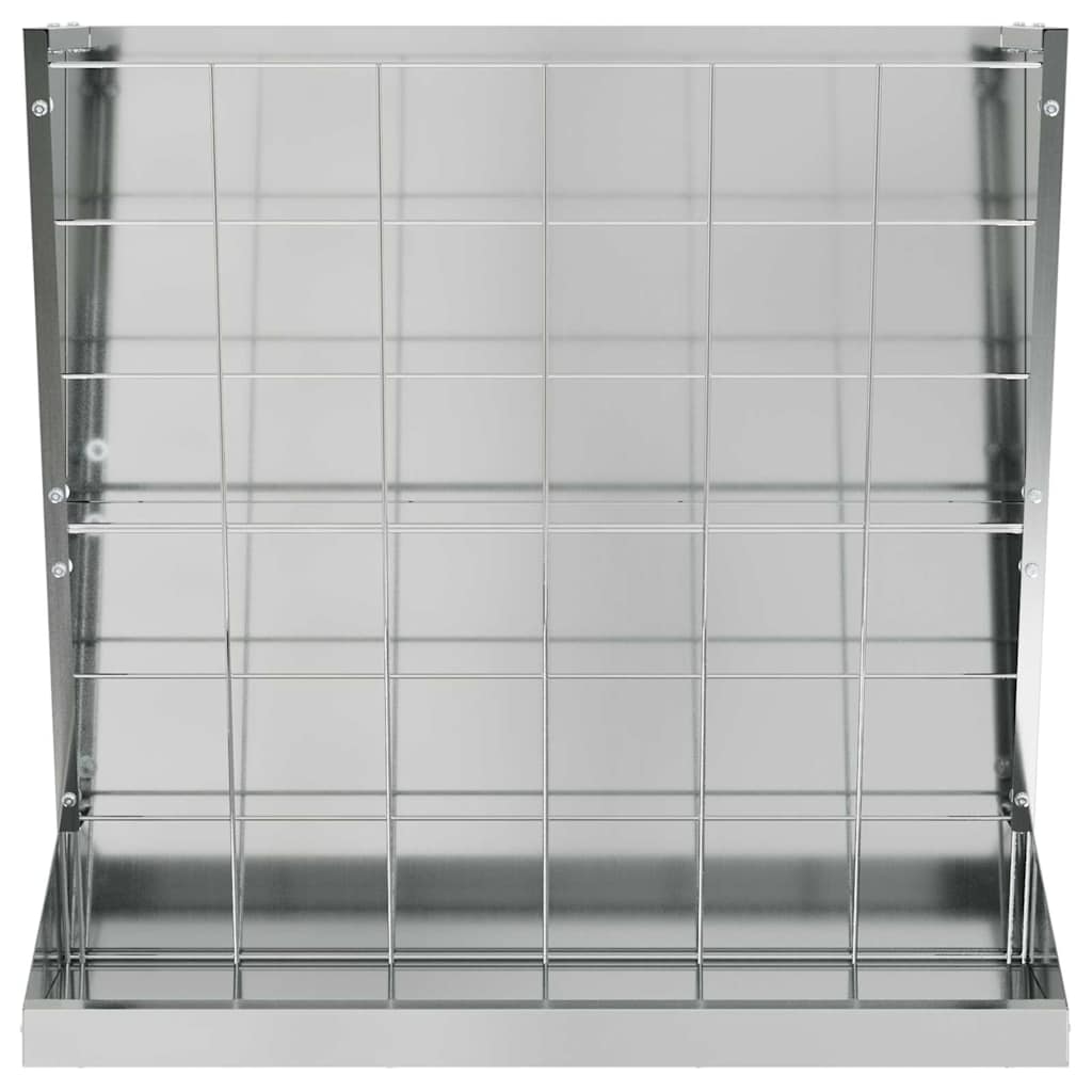 Hooi Feeder Zilver 71 X 33 X 70 Cm 5 Kg Gegalvaniseerd Staal
