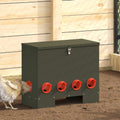Kip Voerbak 40,5 X 25 X 38 Cm 20 Kg Koudgewalst Staal