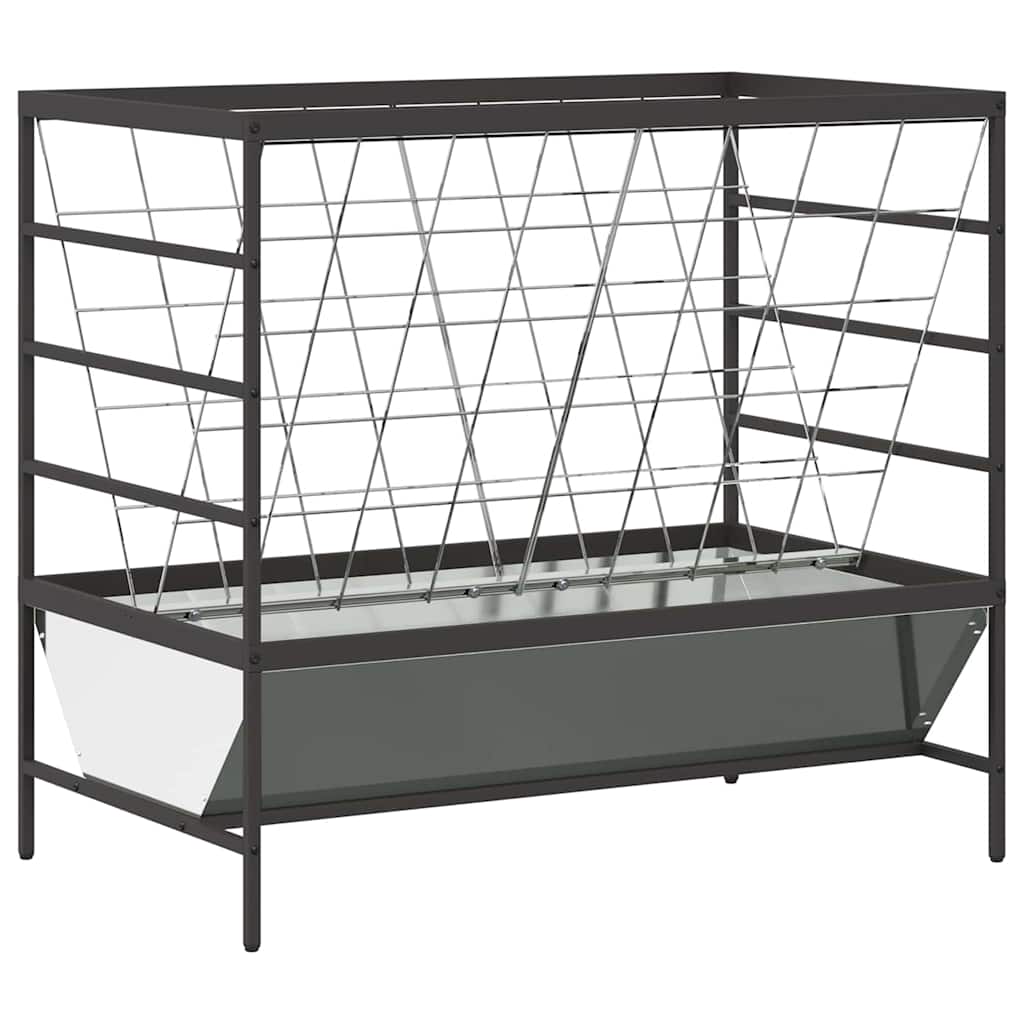 Vee Voeder Zilver 100 X 60 X 90 Cm 15 Kg Gegalvaniseerd Staal