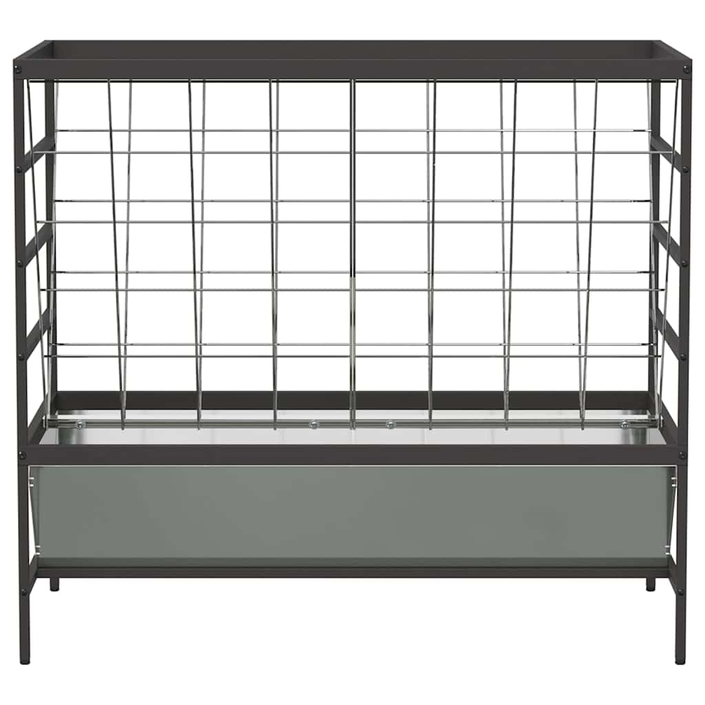 Vee Voeder Zilver 100 X 60 X 90 Cm 15 Kg Gegalvaniseerd Staal