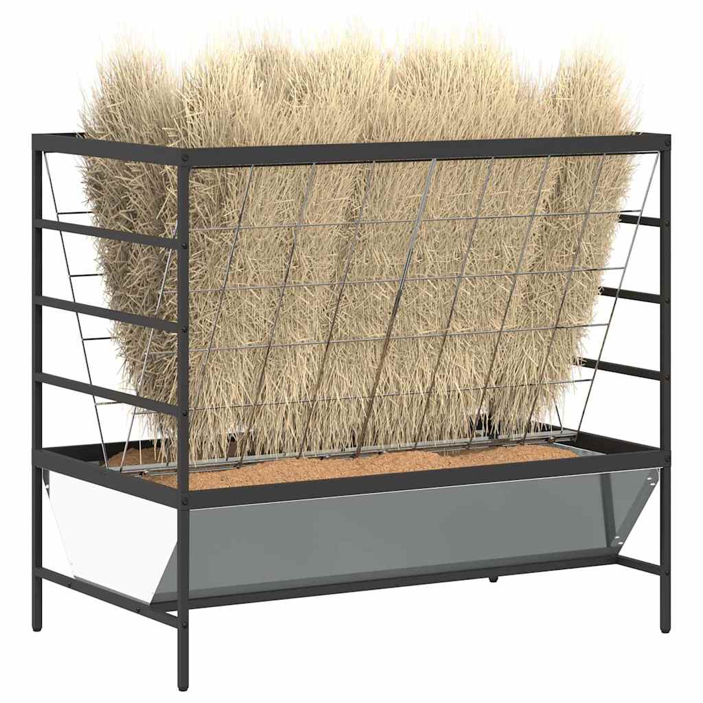 Vee Voeder Zilver 100 X 60 X 90 Cm 15 Kg Gegalvaniseerd Staal