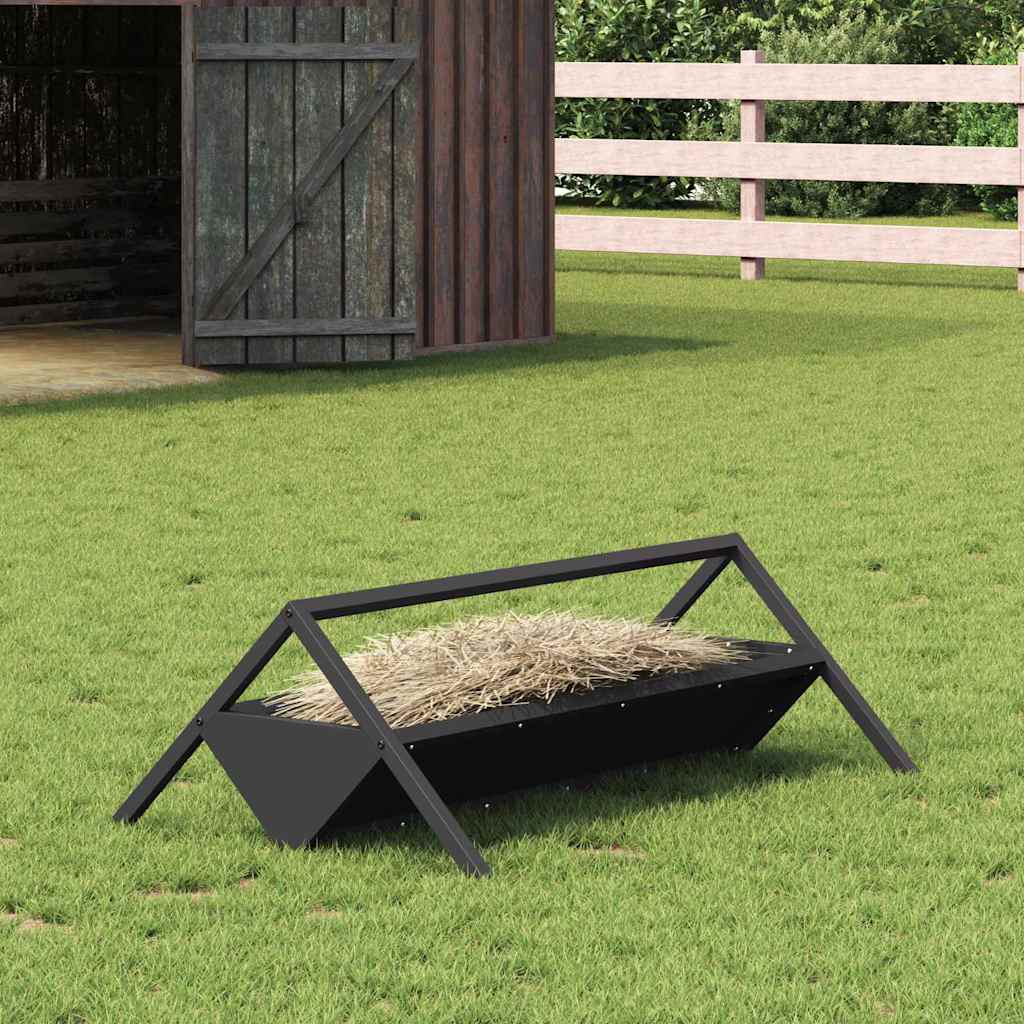 Voederbak Voor Vee Zilver 111 X 76 X 38 Cm 10 Kg